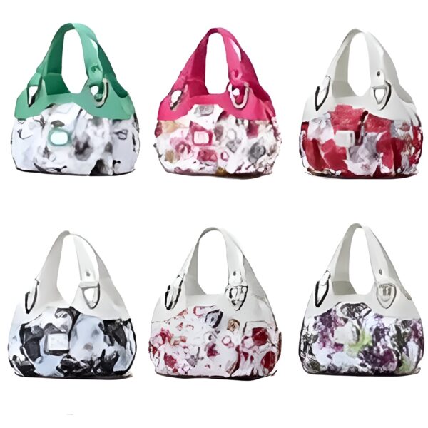 Trendy Vegan Leather Printed Handbag