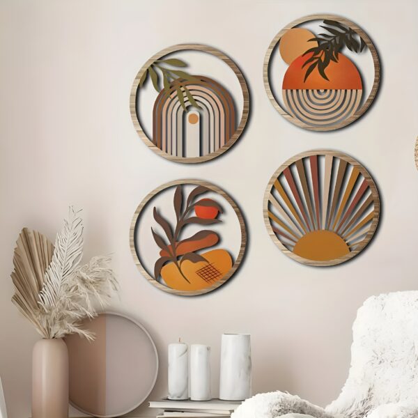Wooden Wall Art Set