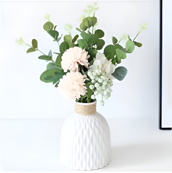Ripple Texture Plastic Vase Decor - Image 6