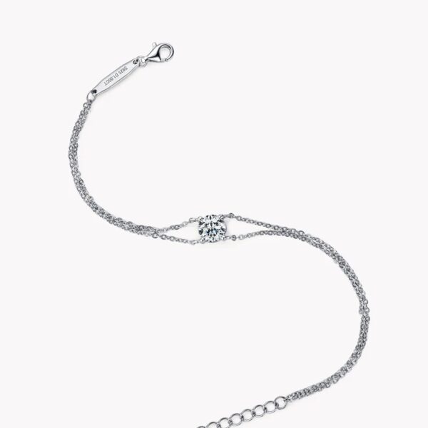 D Color Moissanite Bracelet Gift - Image 10