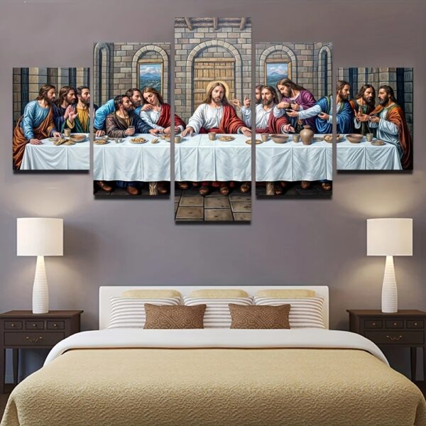 Jesus Christ Wall Art Canvas Set - Image 2