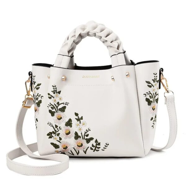 Luxury Retro Pleated Women’s Handbag - Image 2