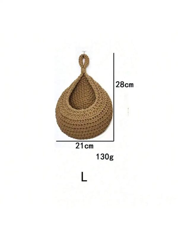 Boho Wall Hanging Storage Basket - Image 10