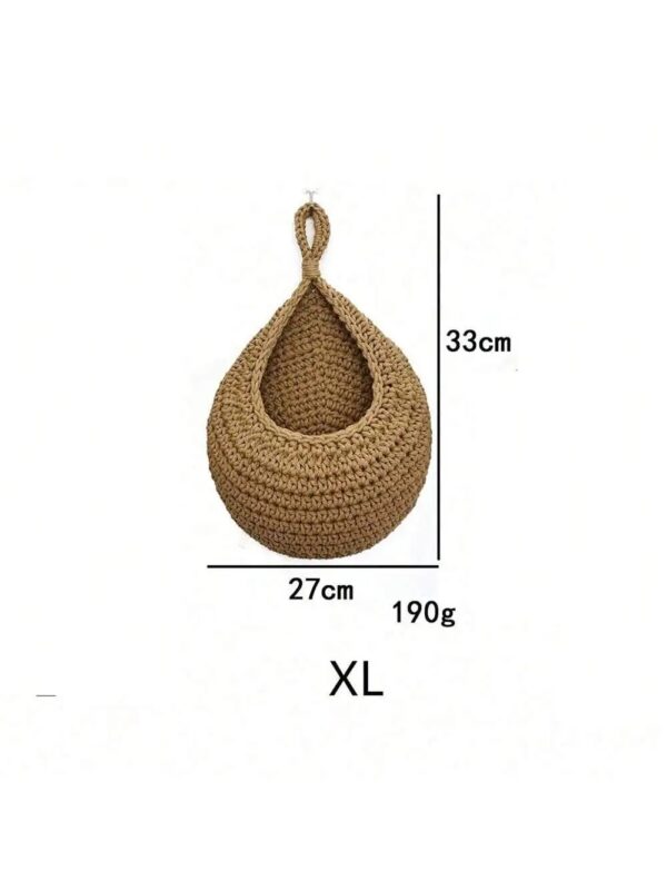 Boho Wall Hanging Storage Basket - Image 11
