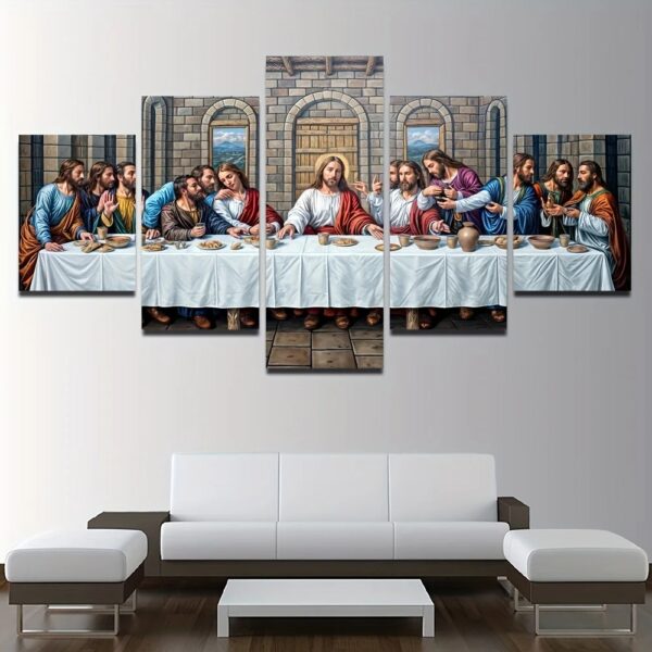 Jesus Christ Wall Art Canvas Set - Image 3