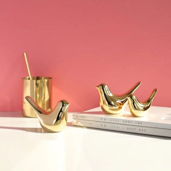 Luxury Ceramic Bird Figurines Decor - Image 5