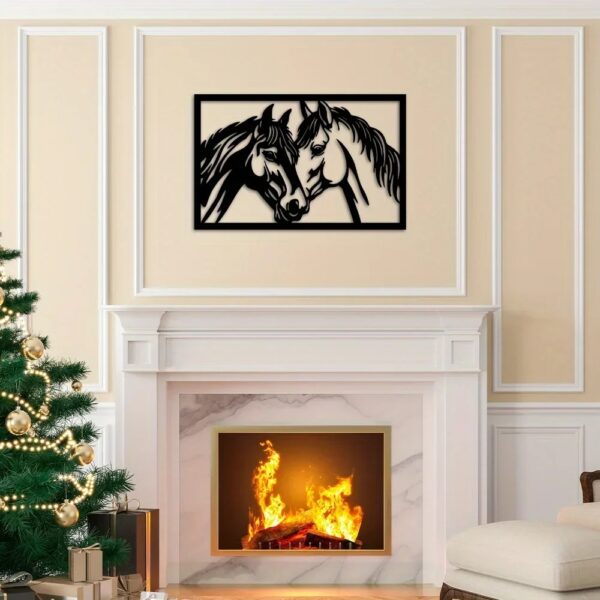 Rustic Horse Metal Wall Art - Image 3