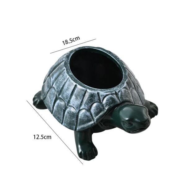 Cute Resin Turtle Plant Pot - Image 3