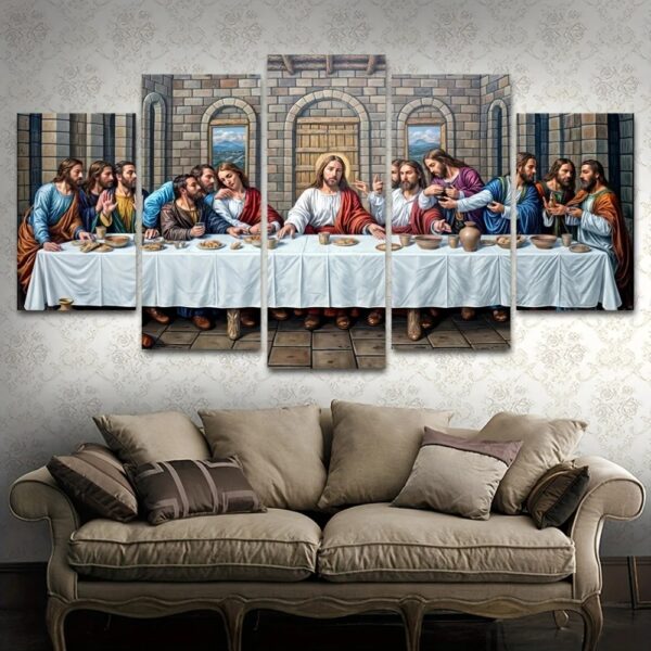 Jesus Christ Wall Art Canvas Set - Image 5