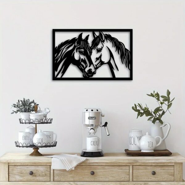 Rustic Horse Metal Wall Art - Image 4