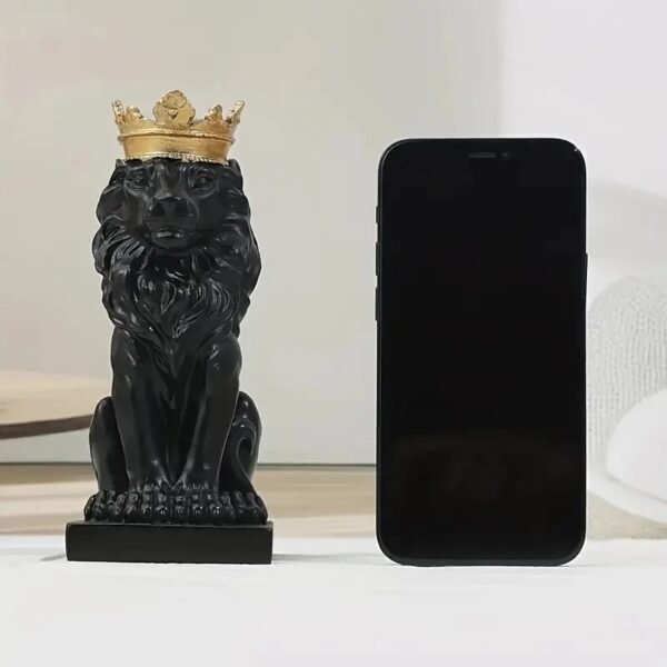 Crowned Lion King Statue - Image 11