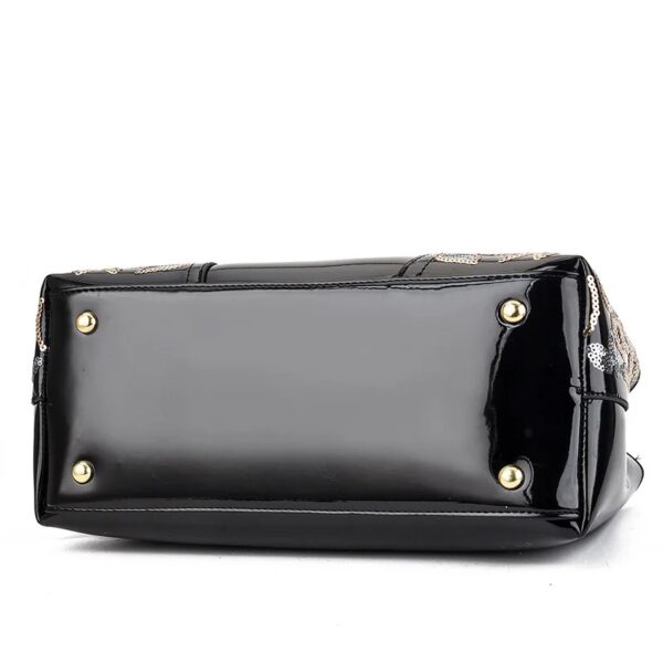 Luxury Patent Leather Shoulder Bag - Image 5
