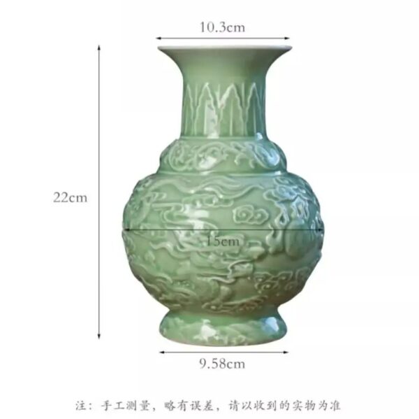 Vintage Chinese Ceramic Vase Decor - Image 8
