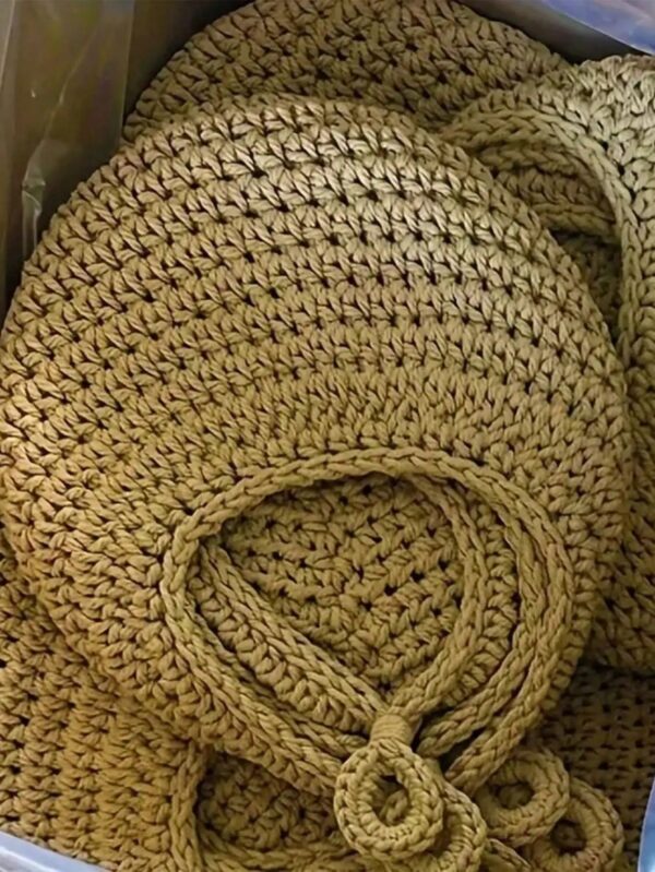 Boho Wall Hanging Storage Basket - Image 6