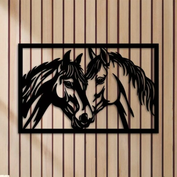 Rustic Horse Metal Wall Art - Image 6