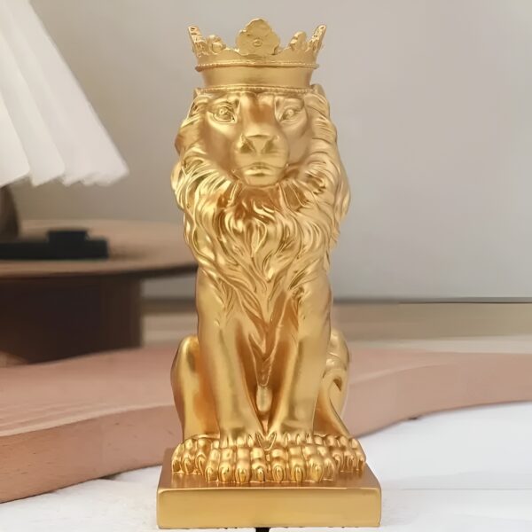 Crowned Lion King Statue - Image 13