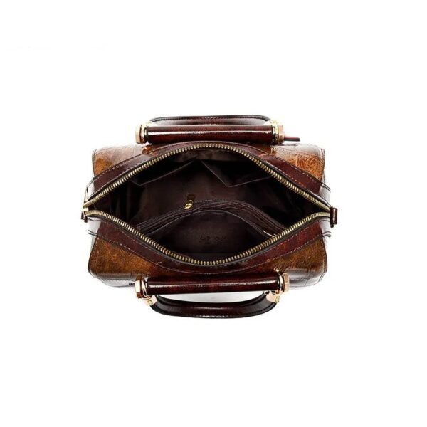 Luxury Crocodile PU Leather Handbag - Image 6