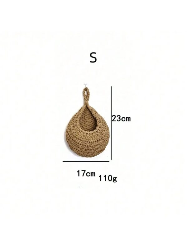 Boho Wall Hanging Storage Basket - Image 8