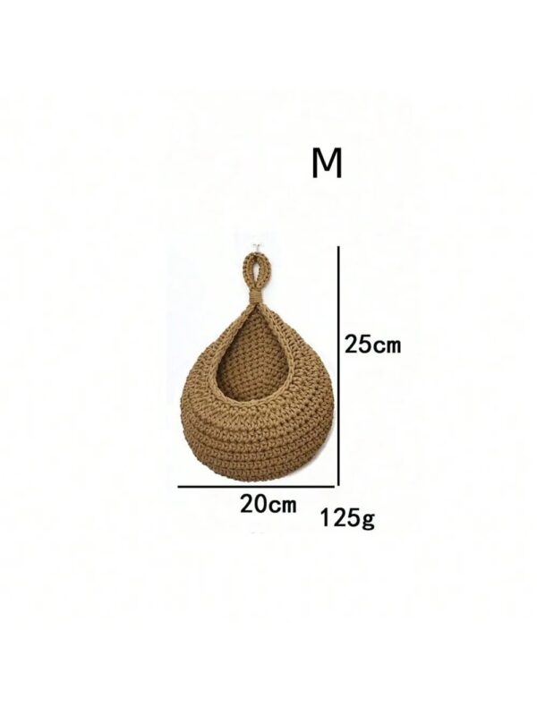 Boho Wall Hanging Storage Basket - Image 9