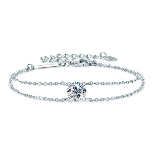 D Color Moissanite Bracelet Gift - Image 11