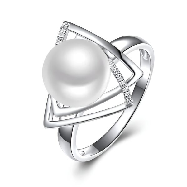 Freshwater Pearl Ring Sterling Silver