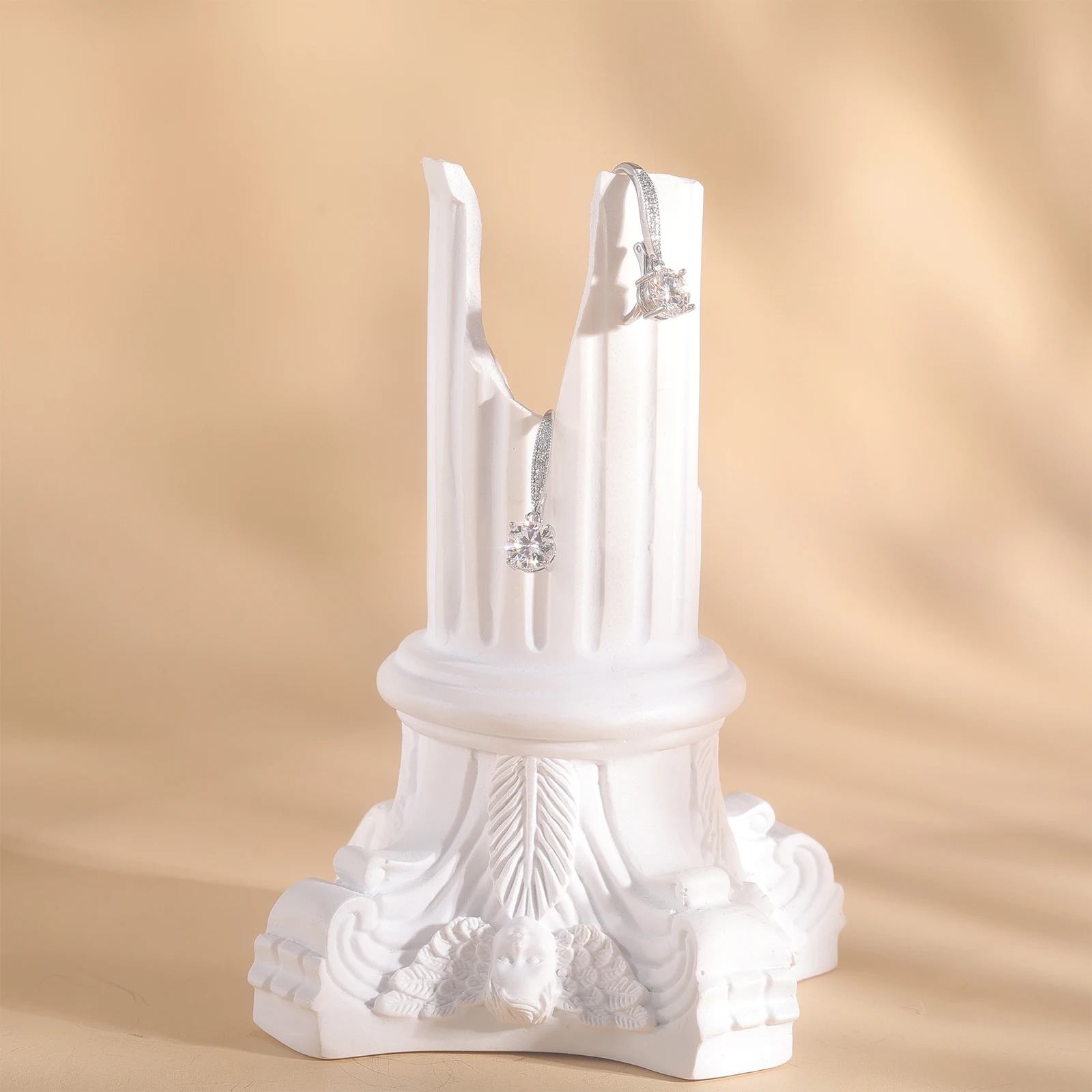 Moissanite Dangle Earrings Sparkle Elegance - Image 7