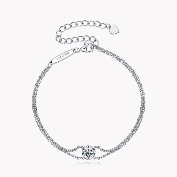 D Color Moissanite Bracelet Gift - Image 16