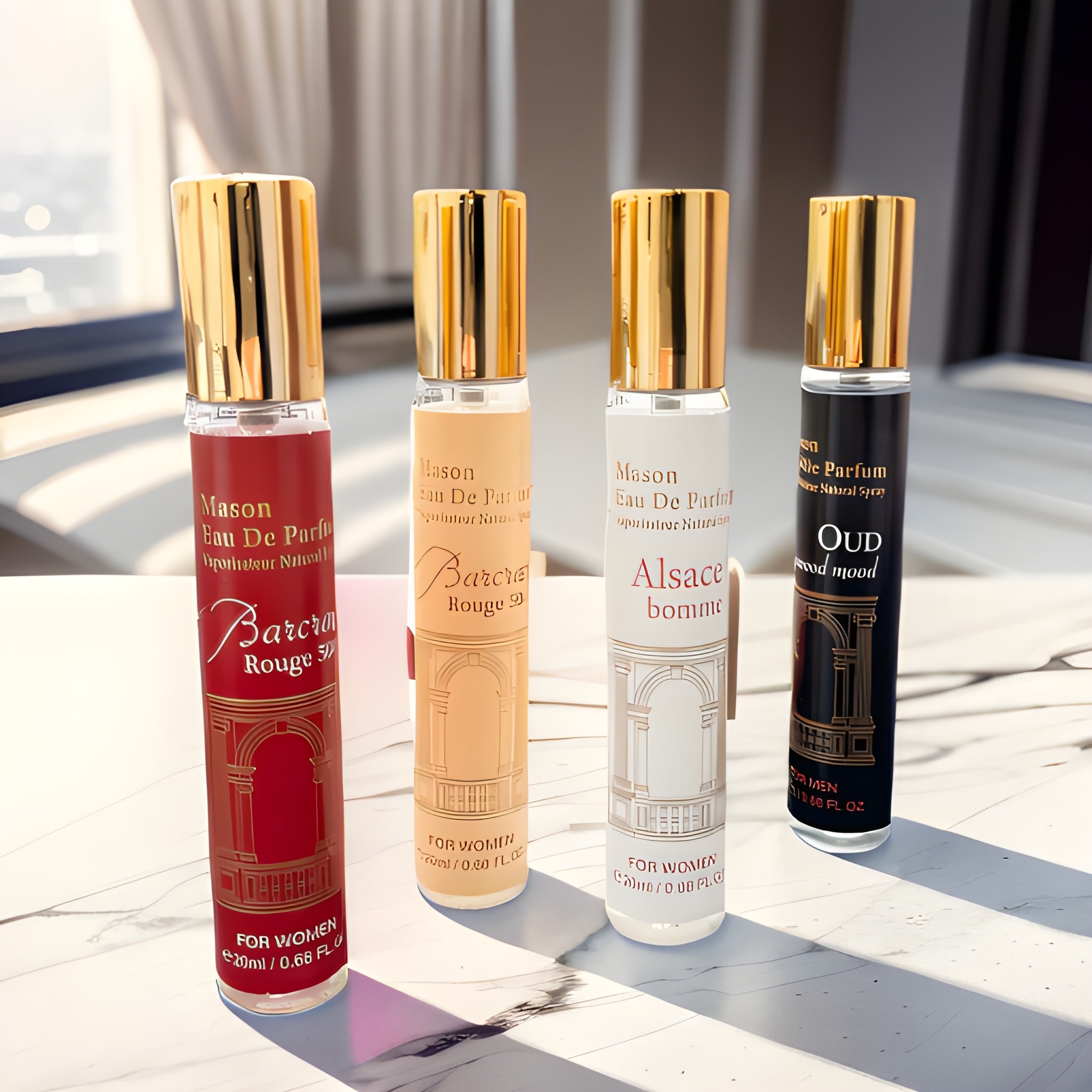 Luxury Women’s Perfume Gift Set (4x20ml) – Long-Lasting French Parfum with Floral, Vanilla, Sweet & Musk Notes - Image 3