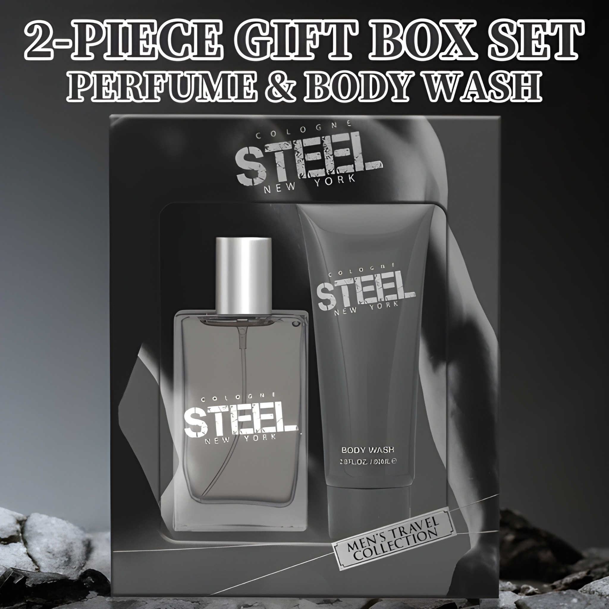 Steel Men’s Eau de Toilette Gift Set