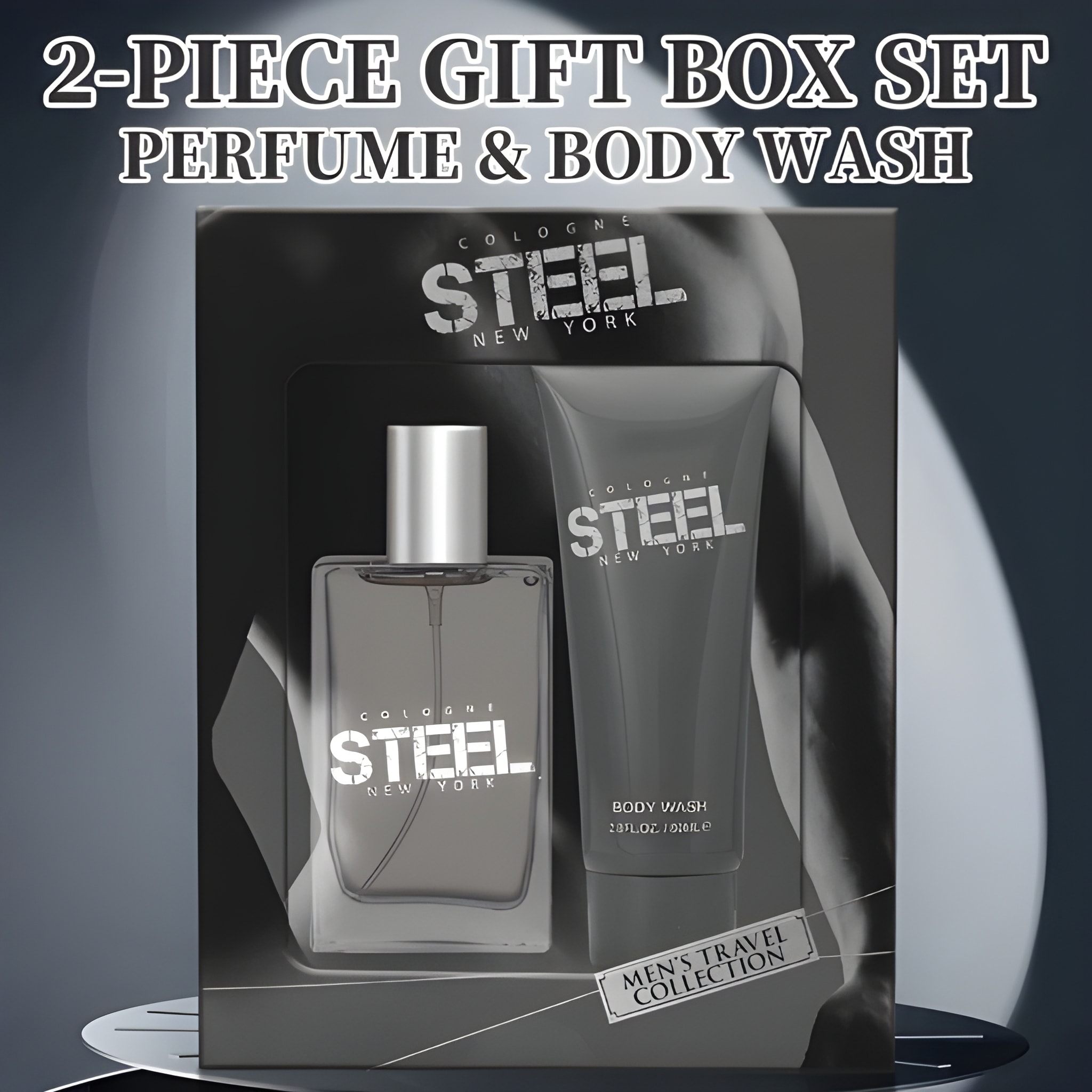 Steel Men’s Eau de Toilette Gift Set - Image 6