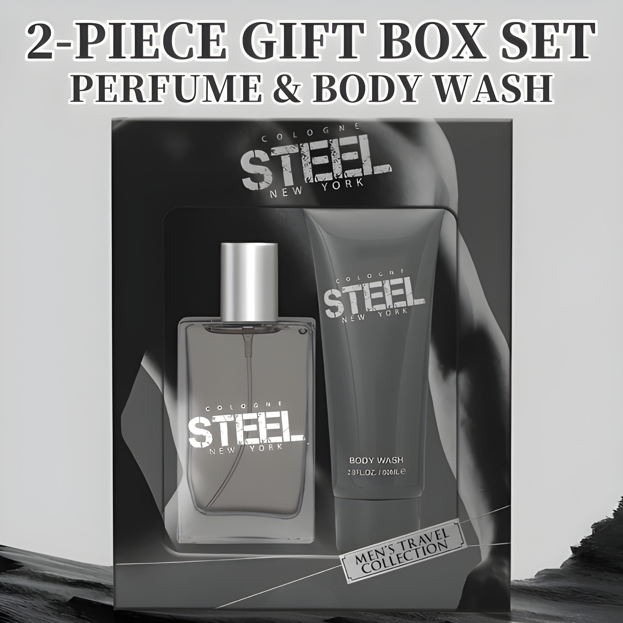 Steel Men’s Eau de Toilette Gift Set - Image 7