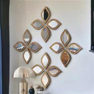 Boho Tear-Shaped Acrylic Wall Mirror