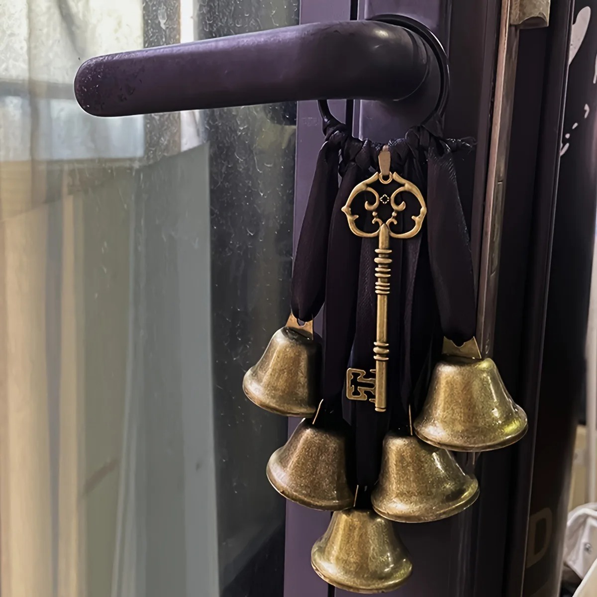 Witches Bells for Door Protection – Vintage Key Bell Door Hanger - Image 2