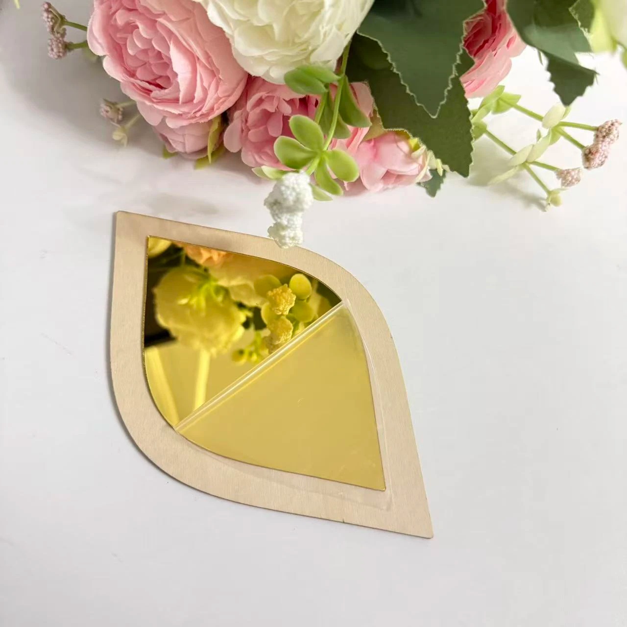Boho Tear-Shaped Acrylic Wall Mirror Decor - Image 8