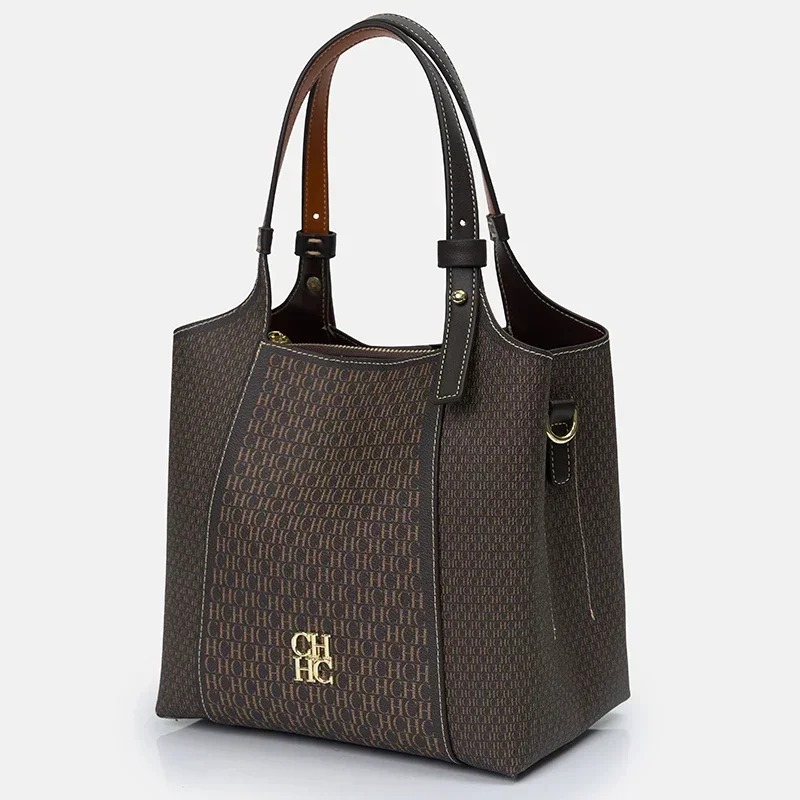 Light Luxury Maillard Monogram Tote Bag