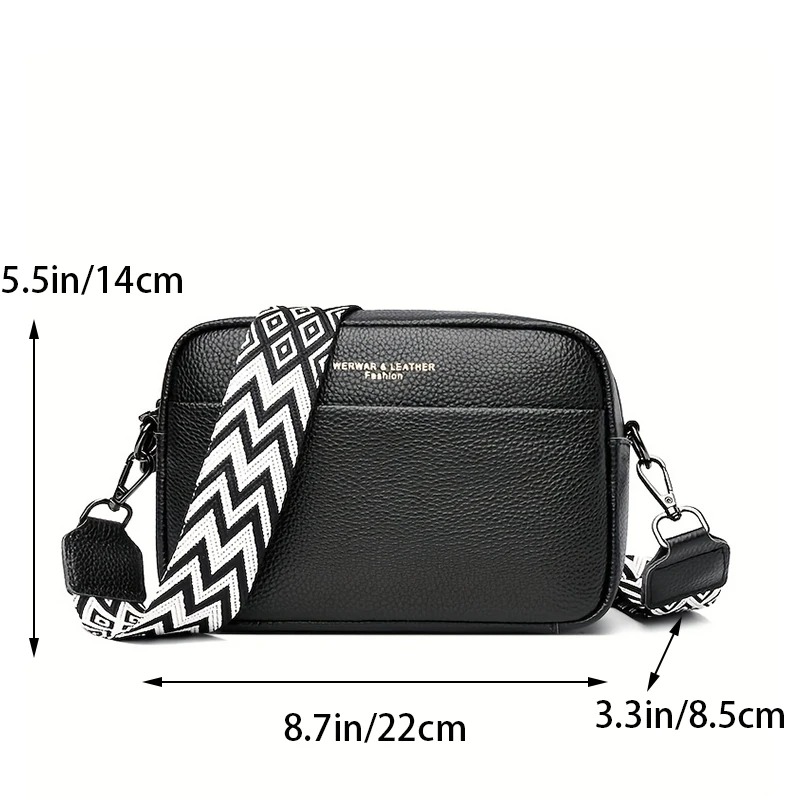 Genuine Leather Crossbody Handbag for Women - Image 2