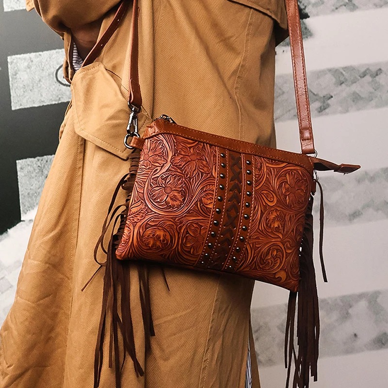 Bohemian Tassel Crossbody Bag - Image 4
