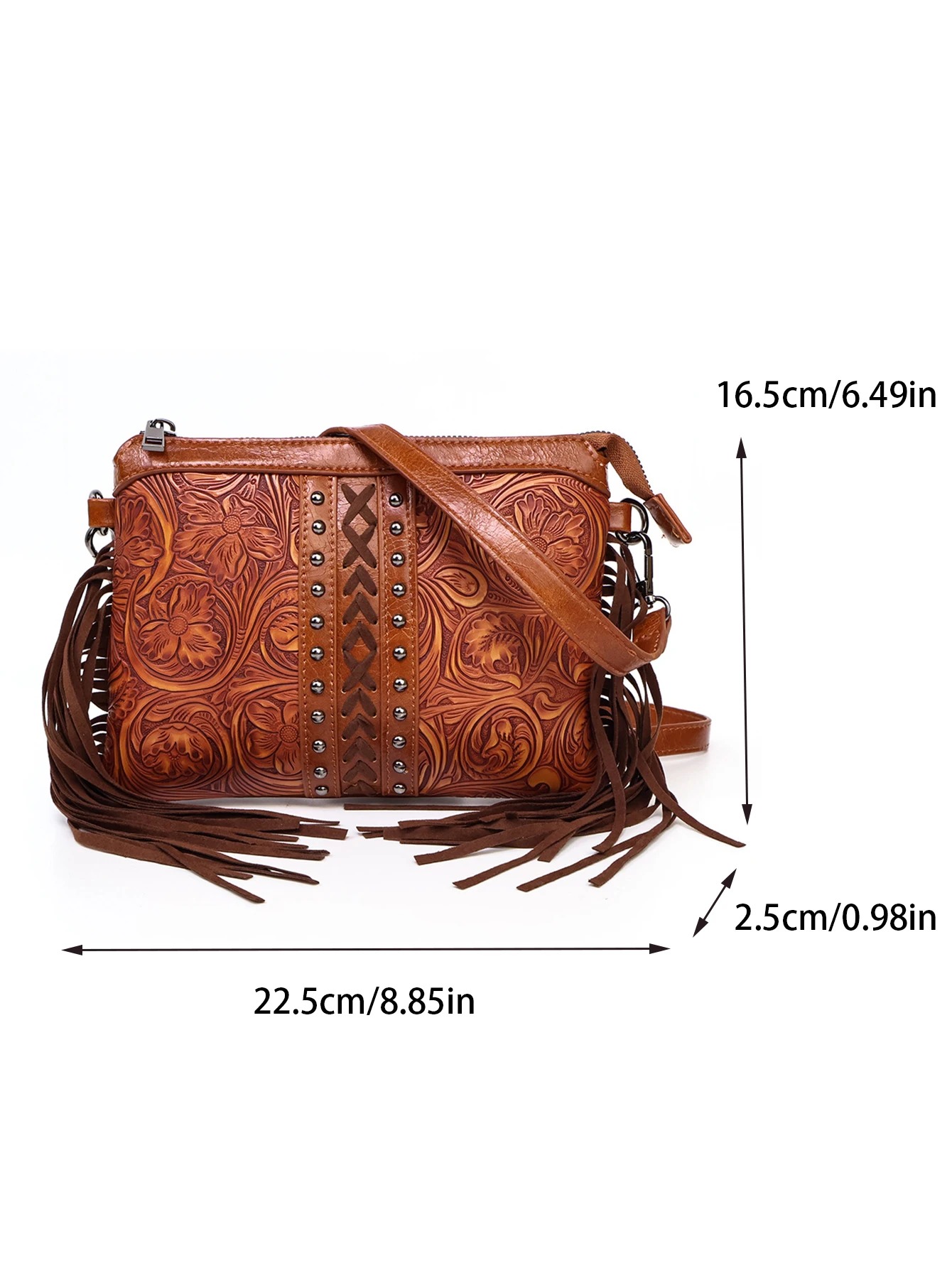 Bohemian Tassel Crossbody Bag - Image 6