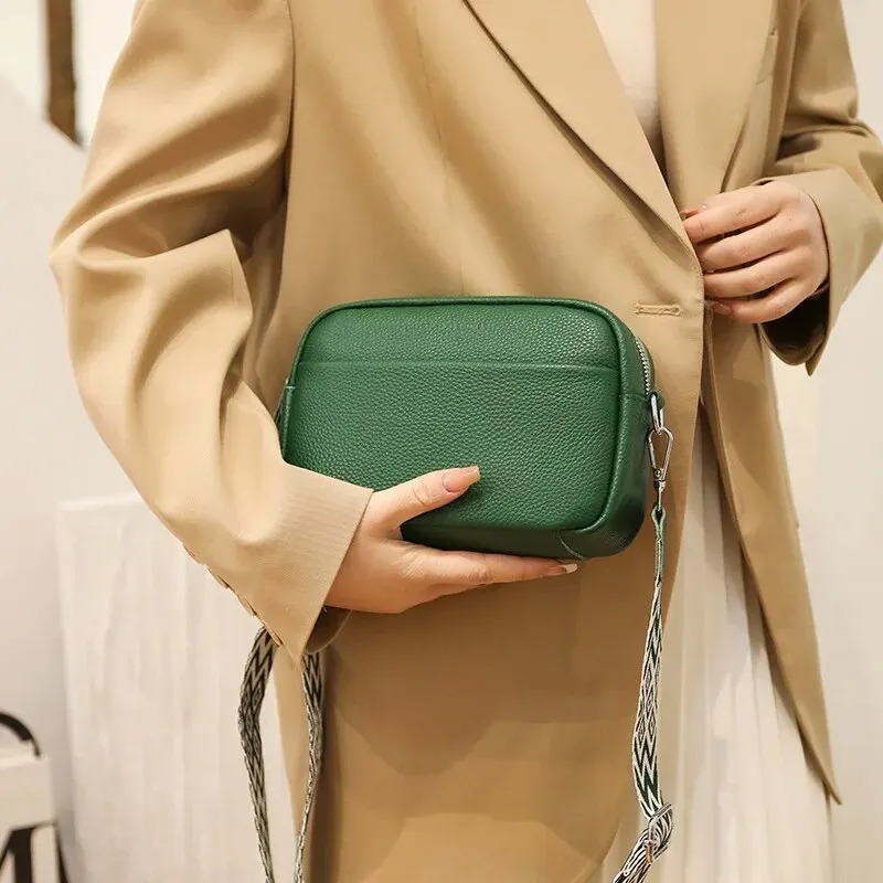 Genuine Leather Crossbody Handbag for Women - Image 6