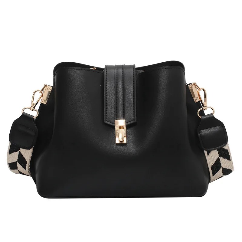 Korean Style PU Leather Bucket Bag for Women - Image 6