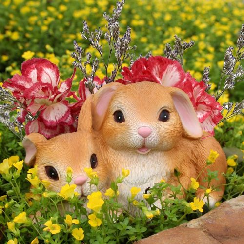 Polyresin flower pot
