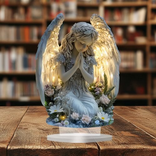 Prayer Angel Acrylic Ornament Decor