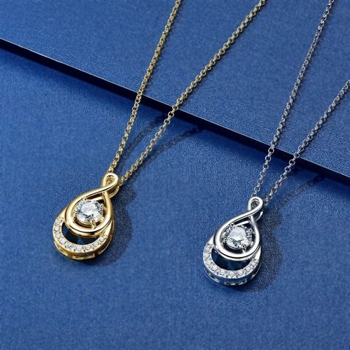 white gold moissanite chain